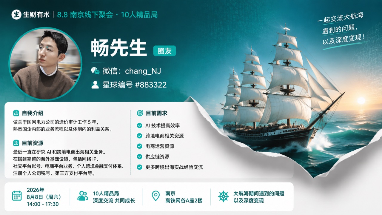 畅先生海报